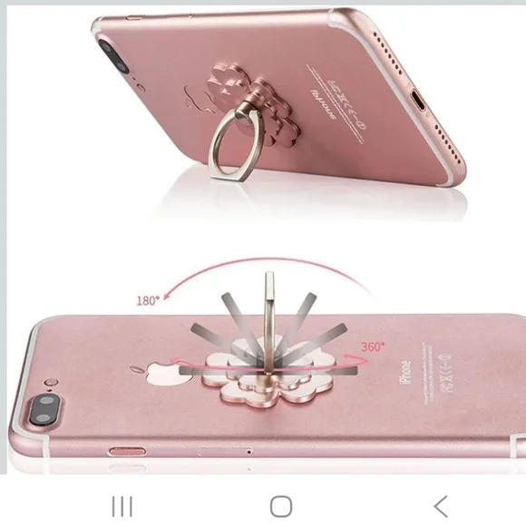 Flower Phone Ring Holder/Stand - Picture 9 of 9